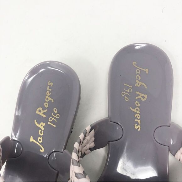 JACK ROGERS | Slip On Flip Flop Sandals Plastic Rubber Purple Women’s Size 10 - Picture 7 of 10